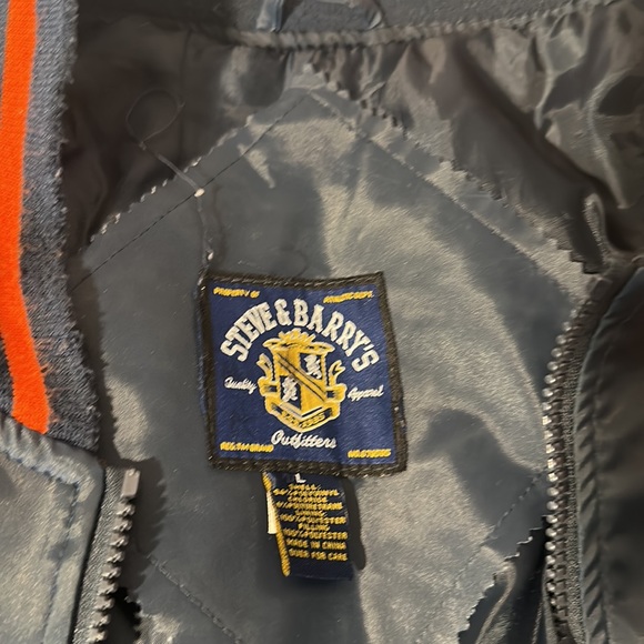 Vintage University of Illinois Chief Illini Steve & Barry’s Mens Large jacket - Picture 7 of 7
